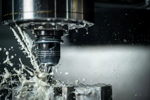 CNC machine drilling. Image Credit: Shutterstock.com/Industry Image