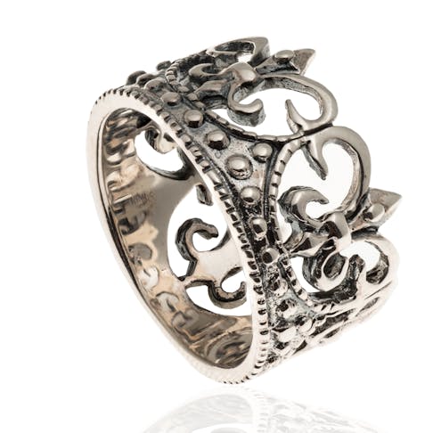 Concave engraved ring. Image Credit: Shutterstock.com/R.Ashrafov