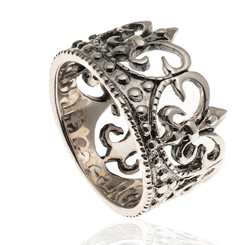 Concave engraved ring. Image Credit: Shutterstock.com/R.Ashrafov