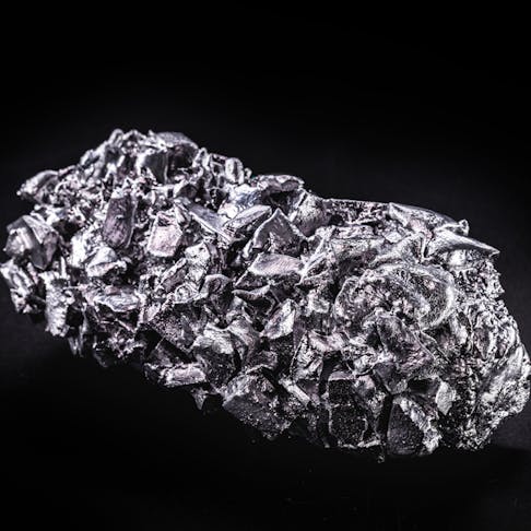 Titanium metal alloy. Image Credit: Shutterstock.com/RHJPhtotos