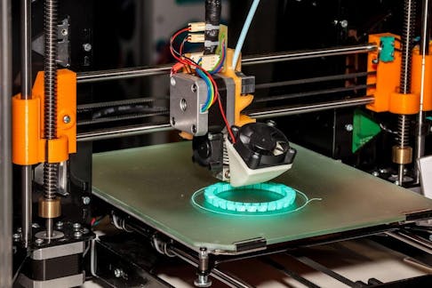 3D printing process up close. Image Credit: Shutterstock.com/Alexander Tolstykh
