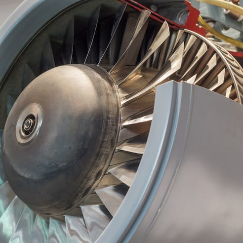 Aerospace turbo jet engine. Image Credit: Shutterstock.com/rommma
