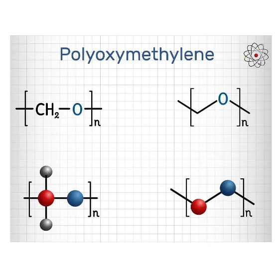 Polyoxymethylene molecule. Image Credit: Bacsica/Shutterstock.com