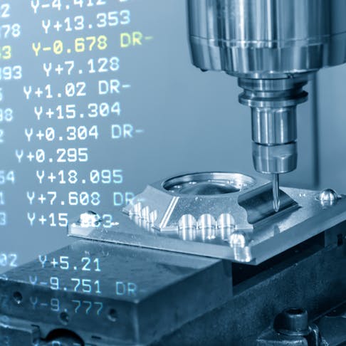 CNC with G-code. Image Credit: Shutterstock.com/Pixel B