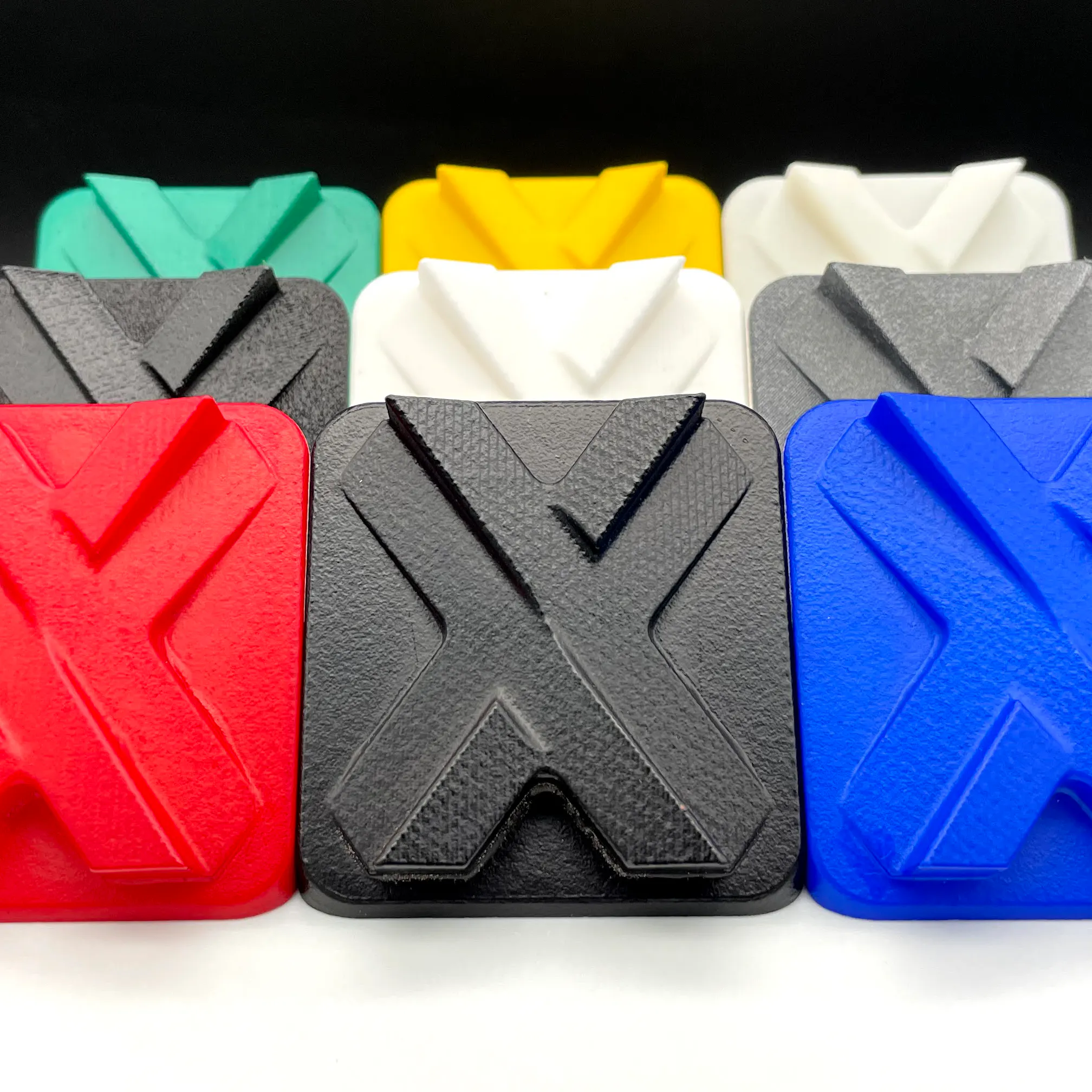 Xometry X logos 3D printed