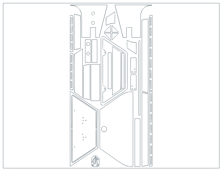 dxf file droid outer foot