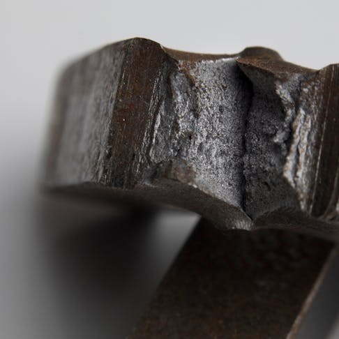 Ductile material impact test fracture. Image Credit: Shutterstock.com/bartu