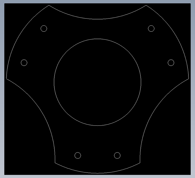 Image of exported DXF file from Onshape