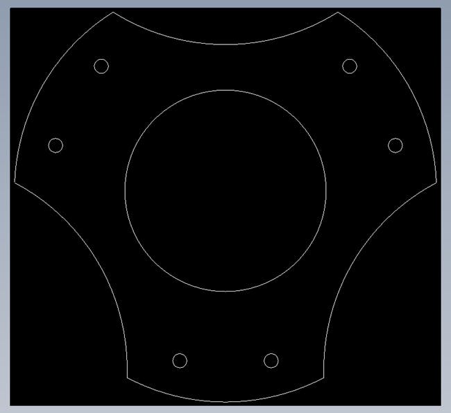 Image of exported DXF file from Onshape