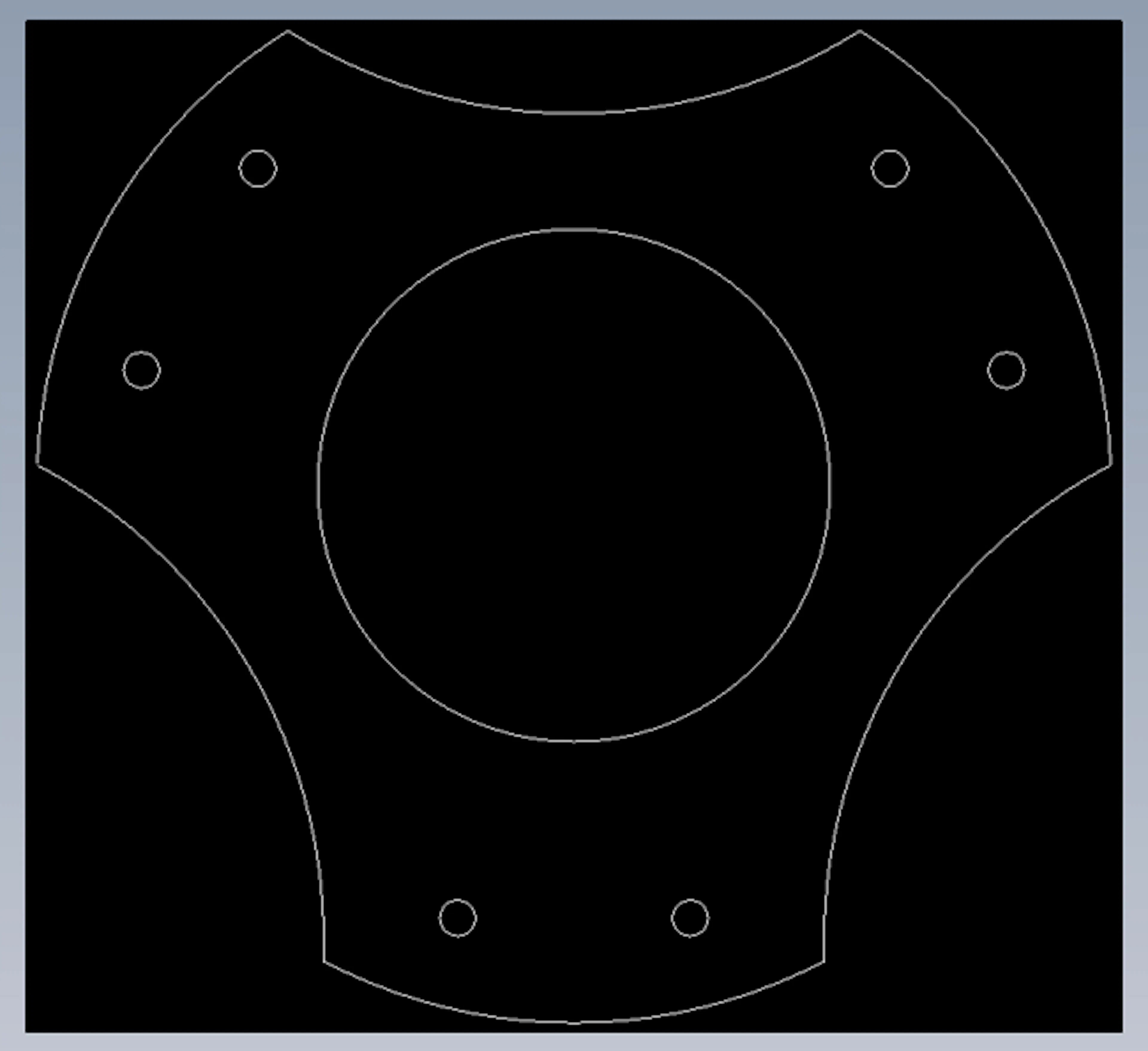 Image of exported DXF file from Onshape