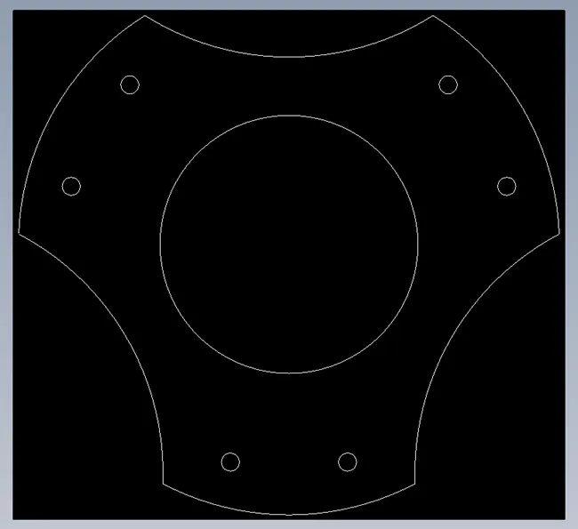 Image of exported DXF file from Onshape