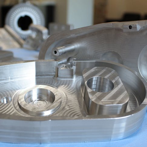 CNC machined part