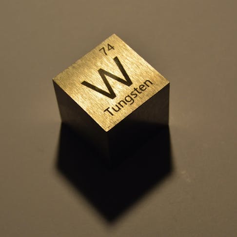 Pure tungsten. Image Credit: Shutterstock.com/albedomusic