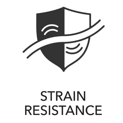 Strain resistance icon. Image Credit: Shutterstock.com/Dmitry Kovalchuk