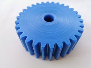 A blue nylon gear on a white background. Image credit: MOONG H/Shutterstock