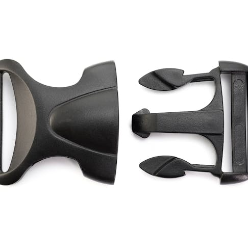 Buckle with snap-fit joint. Image Credit: Shutterstock.com/ubershnaucer