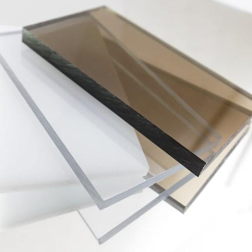Solid polycarbonate sheet. Image Credit: Shutterstock.com/Cat Us