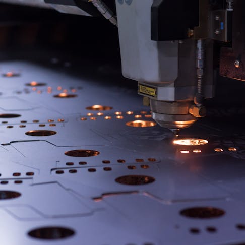 Laser cutting machine. Image Credit: Shutterstock.com/Denys90