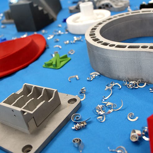 3D printed-parts, CNC machined parts