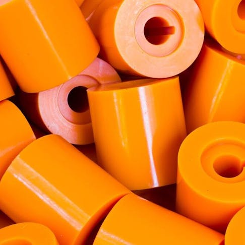 Polyurethane bush spare parts. Image Credit: Shutterstock.com/nayladen
