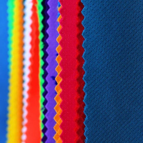 Colorful polyester fabric. Image Credit: katunes pcnok/Shutterstock.com