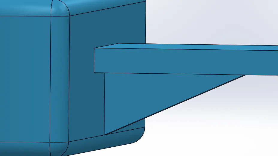 A rib on an FDM CAD file