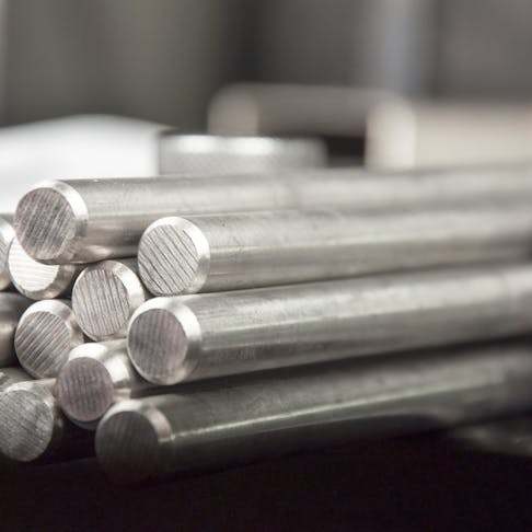 Stainless steel rods. Image Credit: Shutterstock.com/dedek