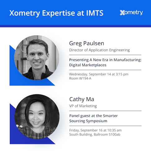 Xometry Expertise at IMTS 2022