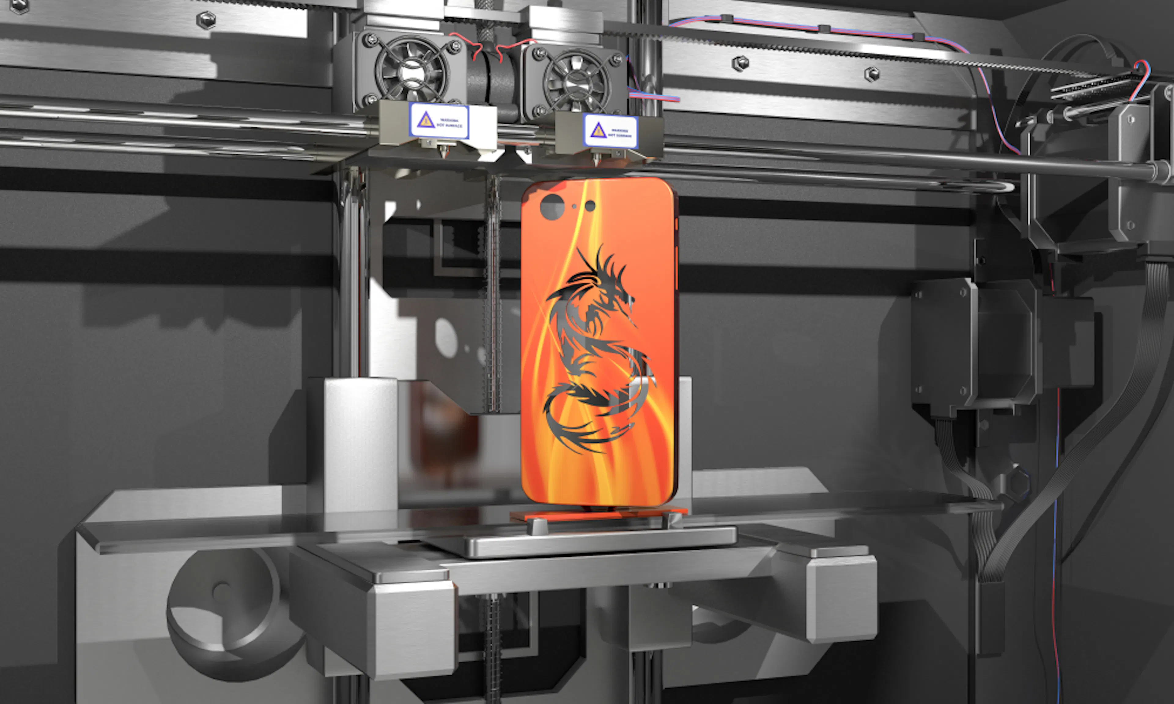 3D printed phone case. Image Credit: Shutterstock.com/Stephane Masclaux