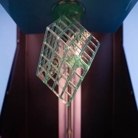 Digital Light Processing 3D Printer in Action - Image Credit: Shutterstock/luchschenF