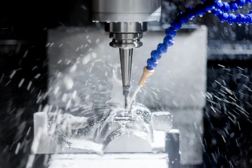 High precision CNC machining. Image Credit: Shutterstock.com/oYOo
