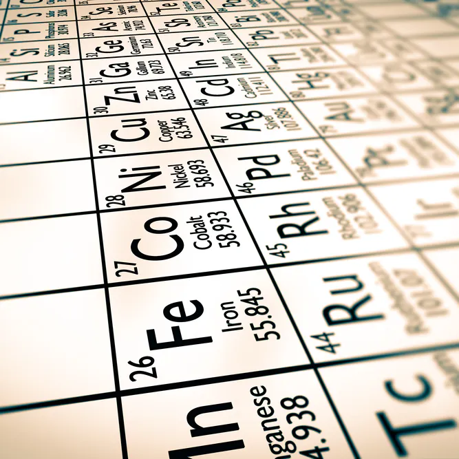 Transition metals. Image Credit: Shutterstock.com/Antoine2K
