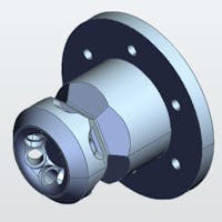 Pump manifold CAD file