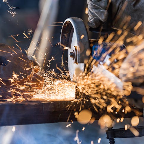 Grinding machine. Image Credit: Shutterstock.com/Lukas Gojda