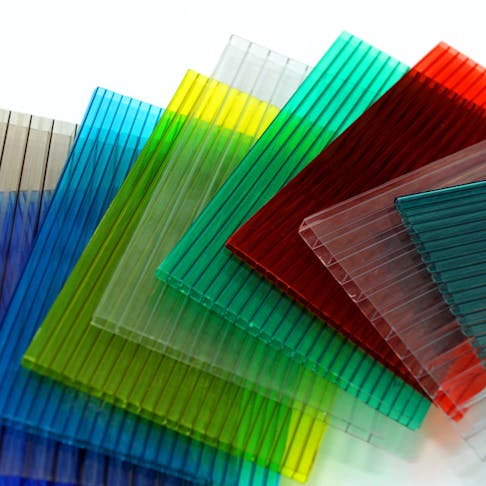 Colorful polycarbonate sheets. Image Credit: Shutterstock.com/4level