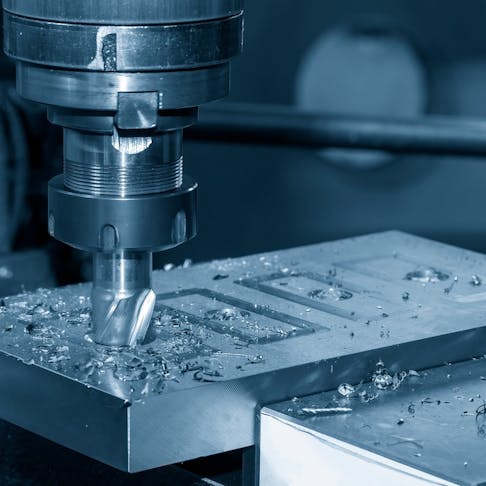 Milling machining. Image Credit: Shutterstock.com/Pixel B