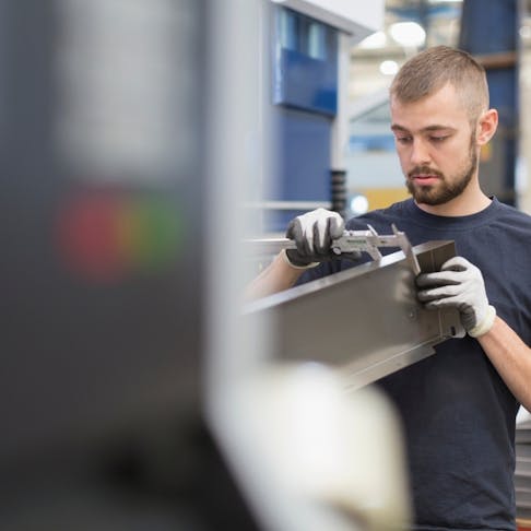 Measuring 9310 steel. Image Credit: Shutterstock.com/KOTOIMAGES