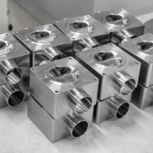 Rapid machined parts. Image Credit: Shutterstock.com/Dreamsquare