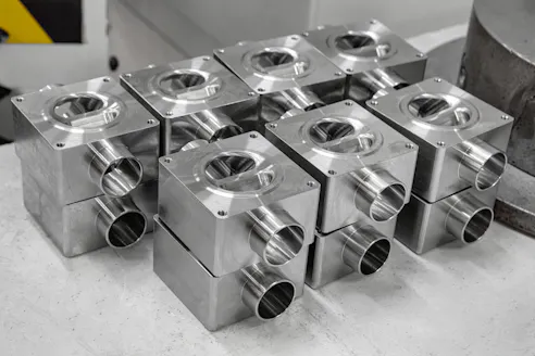 Rapid machined parts. Image Credit: Shutterstock.com/Dreamsquare
