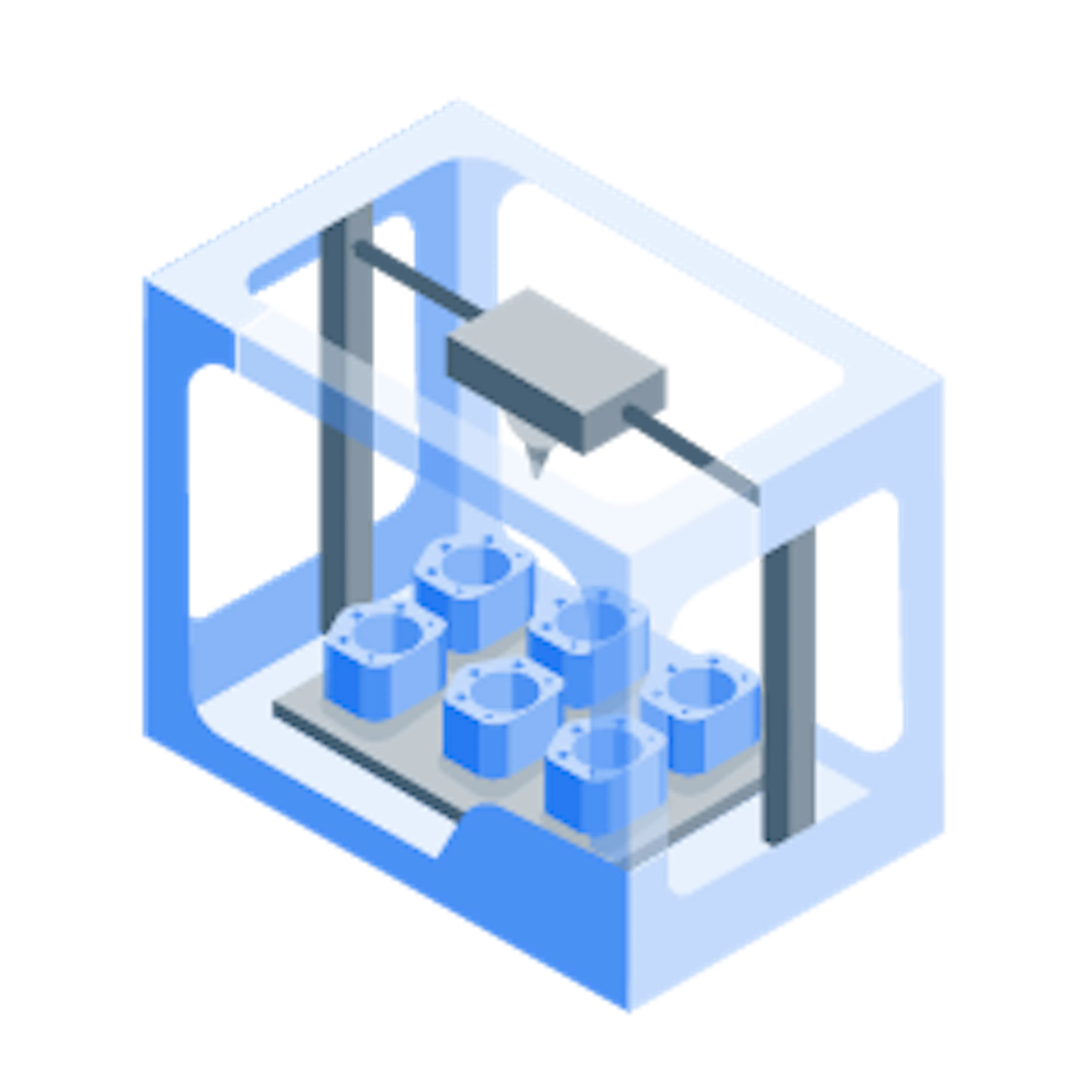 Commercial 3D printing icon