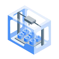 Commercial 3D printing icon