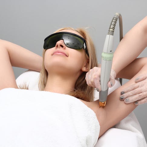 Laser treatment. Image Credit: Shutterstock.com/Kovalchynskyy Mykola