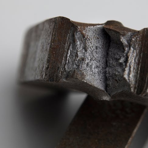 Brittle low carbon steel. Image Credit: Shutterstock.com/bartu