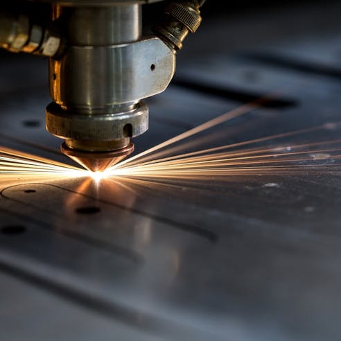 Laser cutting machine. Image Credit: Shutterstock.com/Guryanov Andrey