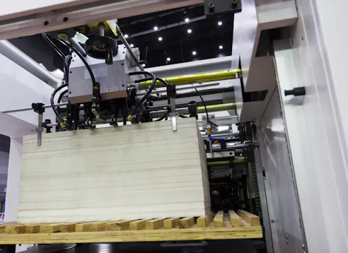 Die cutting machine close up. Image Credit: Shutterstock.com/Mr.1