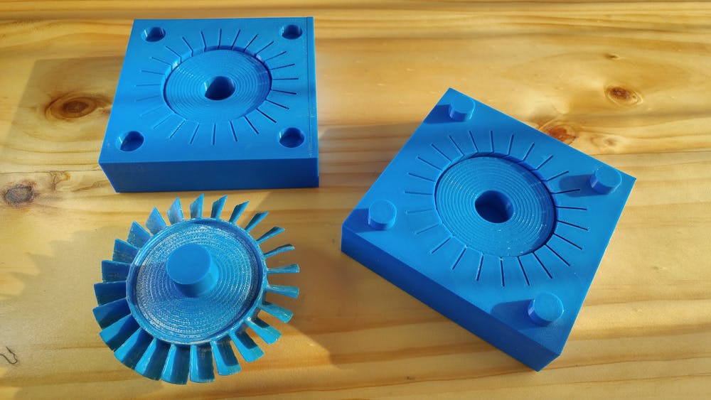 Casting Metal Parts into 3D Printed Molds 