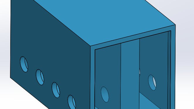 Cavities with relief holes