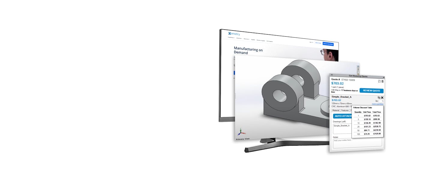 Xometry Landing Page