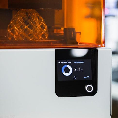 A stereolithography 3d printer in the laboratory. Image Credit: Shutterstock.com/Scharfsinn