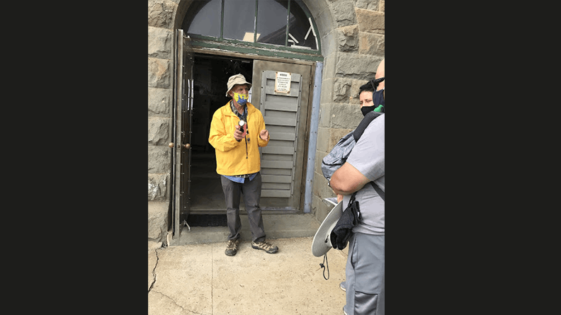 Richard Ruh, retired engineer and docent at Point Sur Lighthouse